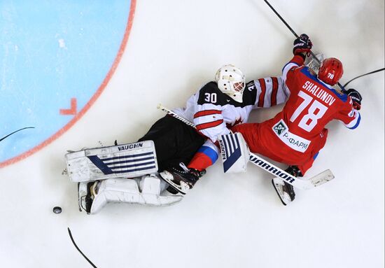 Ice hockey. Channel One Cup. Russia vs. Canada