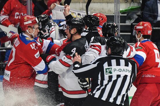 Ice hockey. Channel One Cup. Russia vs. Canada