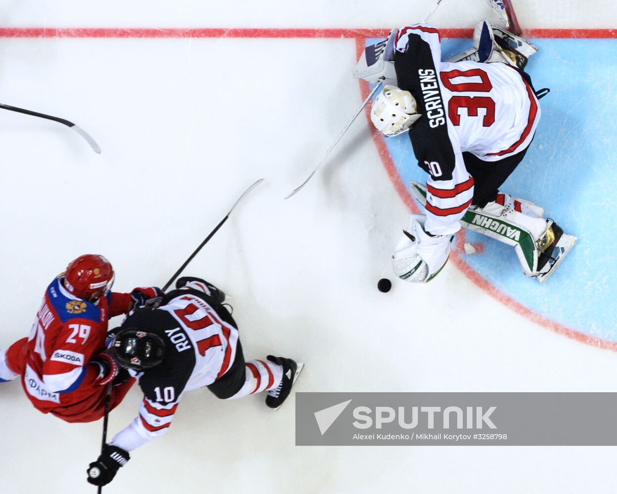 Ice hockey. Channel One Cup. Russia vs. Canada