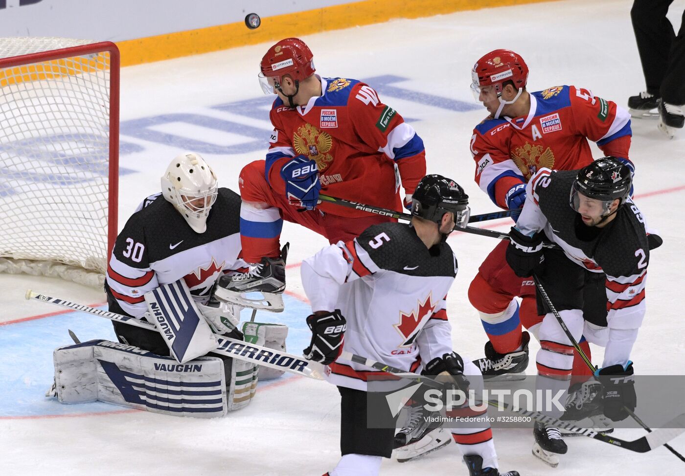 Ice hockey. Channel One Cup. Russia vs. Canada