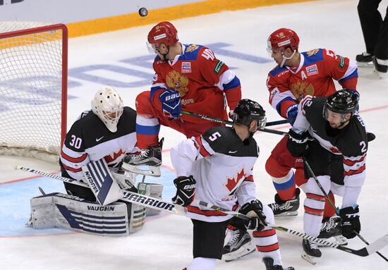 Ice hockey. Channel One Cup. Russia vs. Canada