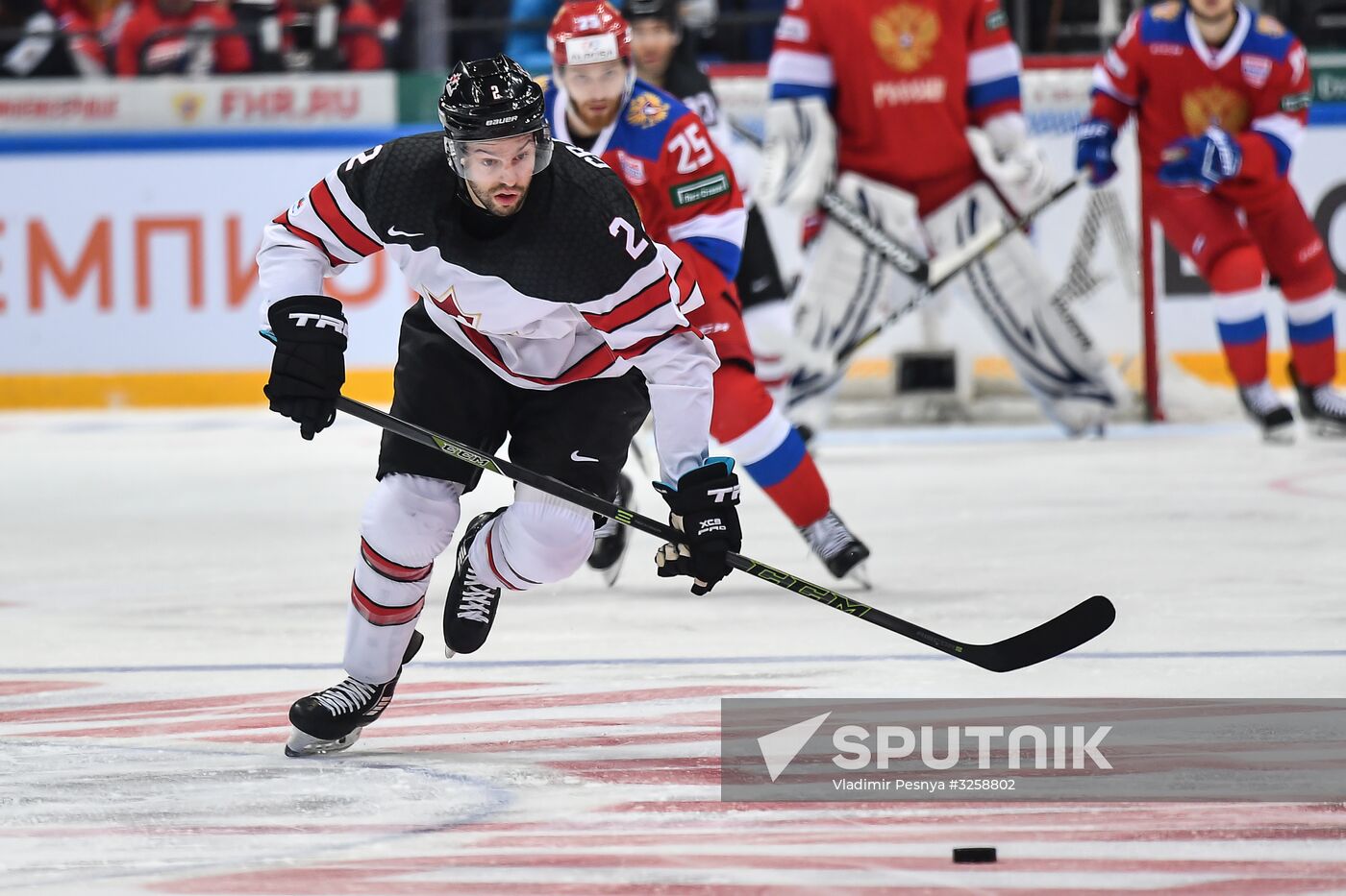 Ice hockey. Channel One Cup. Russia vs. Canada