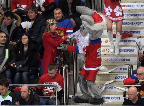 Ice hockey. Channel One Cup. Russia vs. Canada