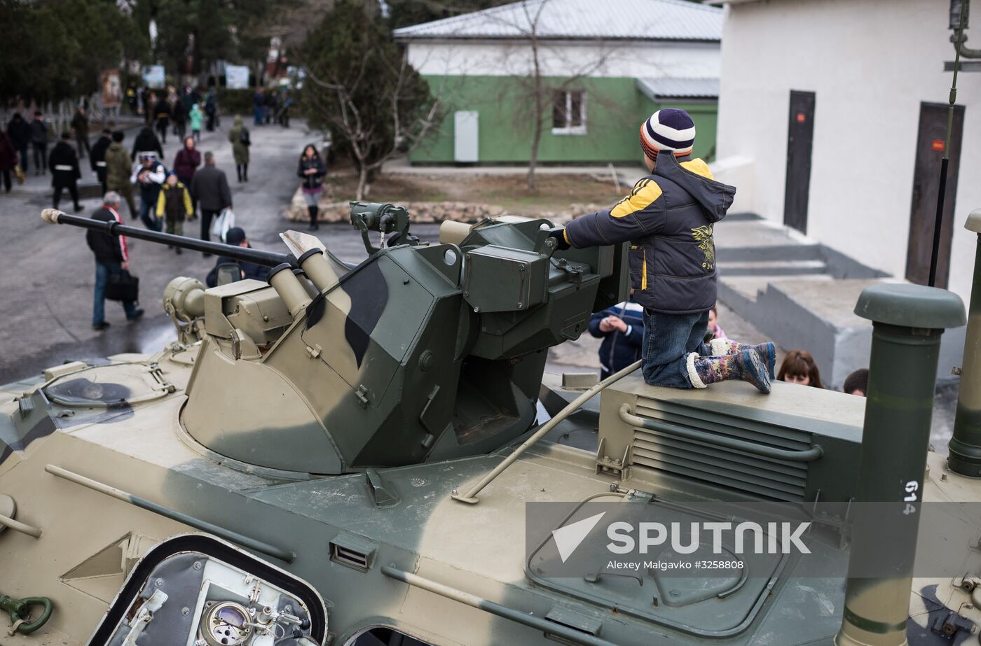 Fiftieth anniversary of the Black Sea Fleet's detached marine brigade
