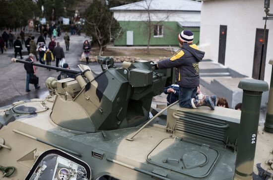 Fiftieth anniversary of the Black Sea Fleet's detached marine brigade