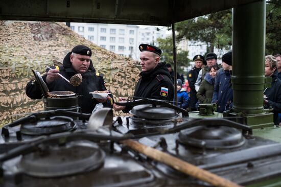 Fiftieth anniversary of the Black Sea Fleet's detached marine brigade