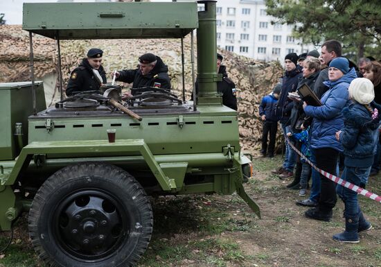 Fiftieth anniversary of the Black Sea Fleet's detached marine brigade