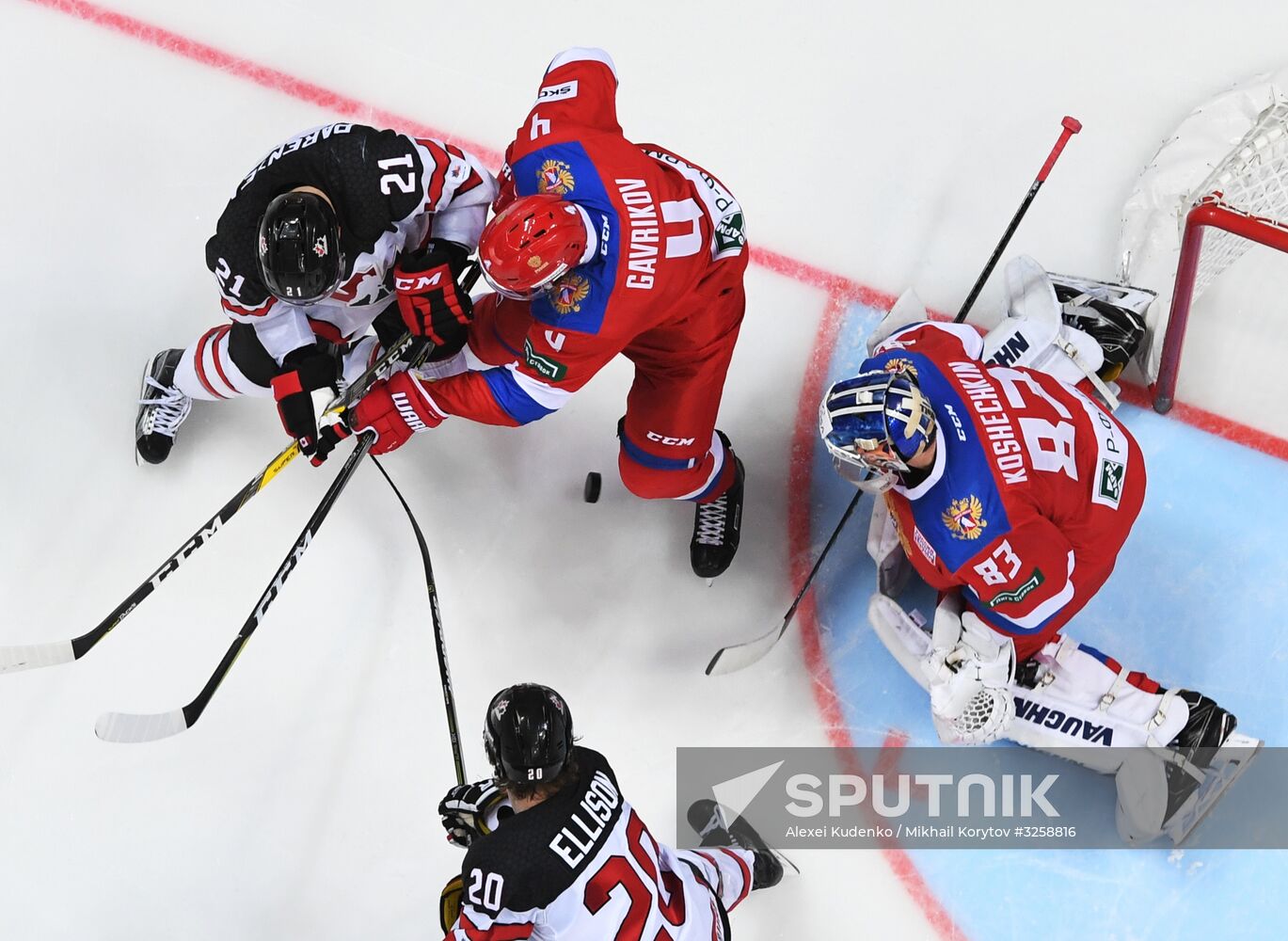 Ice hockey. Channel One Cup. Russia vs. Canada