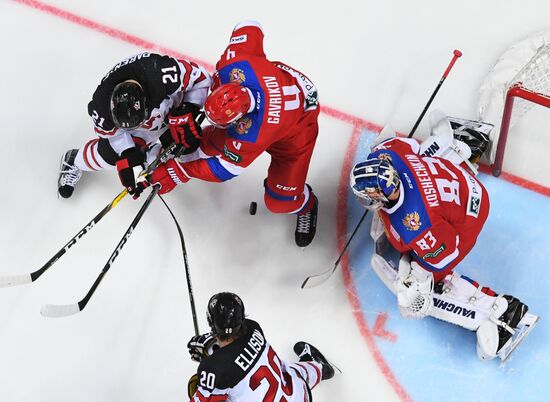 Ice hockey. Channel One Cup. Russia vs. Canada