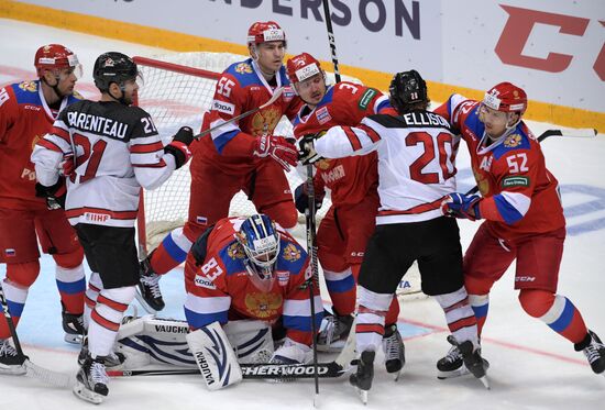 Ice hockey. Channel One Cup. Russia vs. Canada