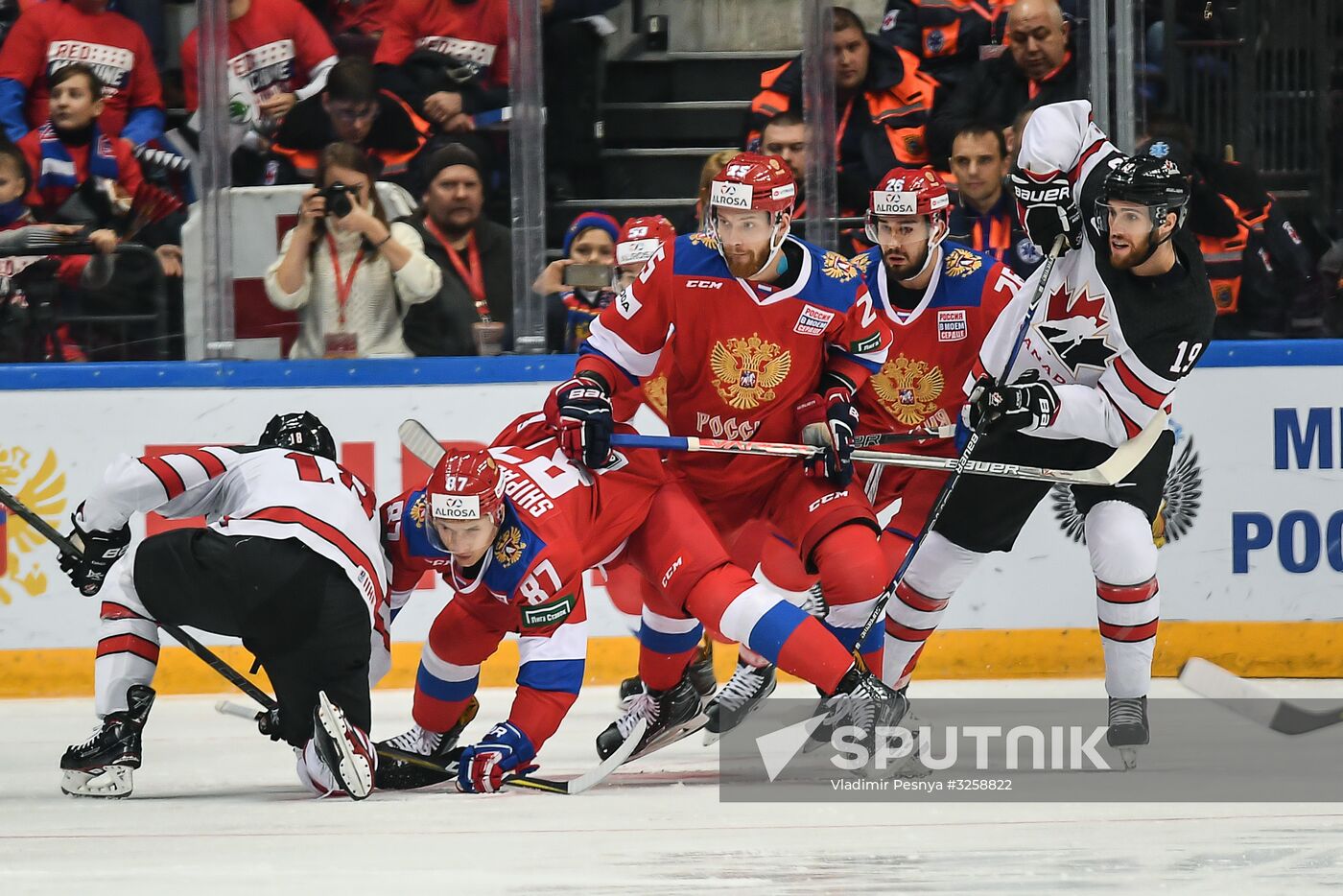 Ice hockey. Channel One Cup. Russia vs. Canada