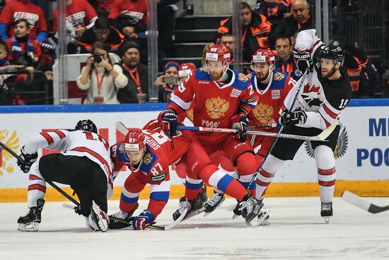 Ice hockey. Channel One Cup. Russia vs. Canada