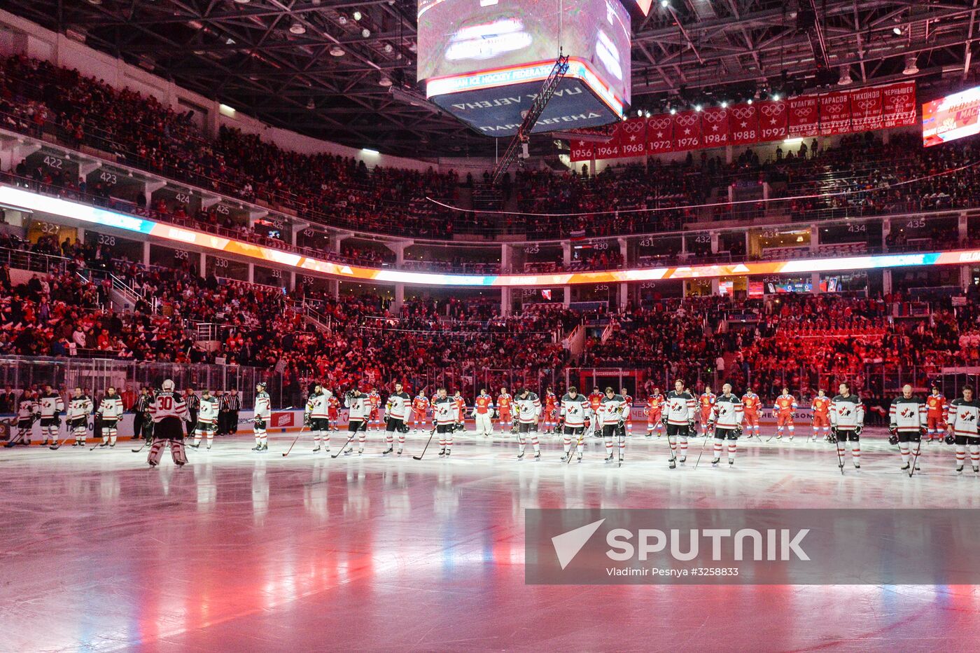 Ice hockey. Channel One Cup. Russia vs. Canada