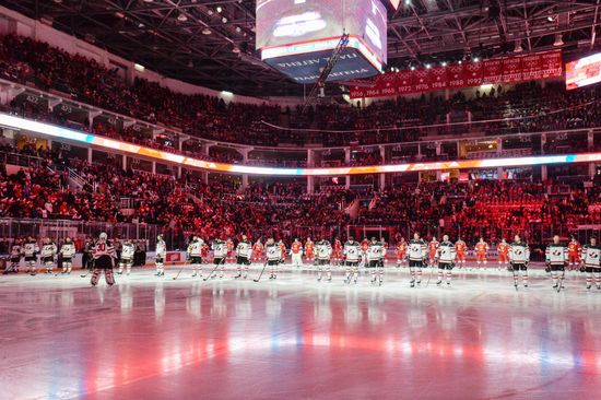 Ice hockey. Channel One Cup. Russia vs. Canada