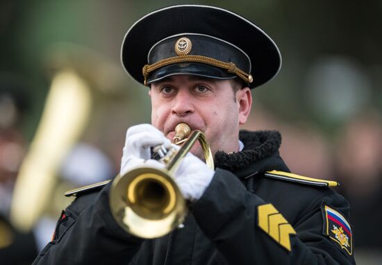 Fiftieth anniversary of the Black Sea Fleet's detached marine brigade