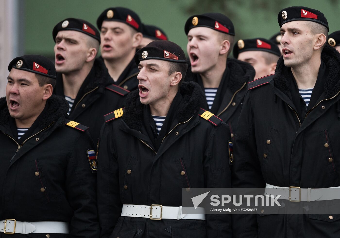 Fiftieth anniversary of the Black Sea Fleet's detached marine brigade