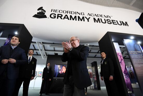 Grammy Museum exposition in Smolensky Passage