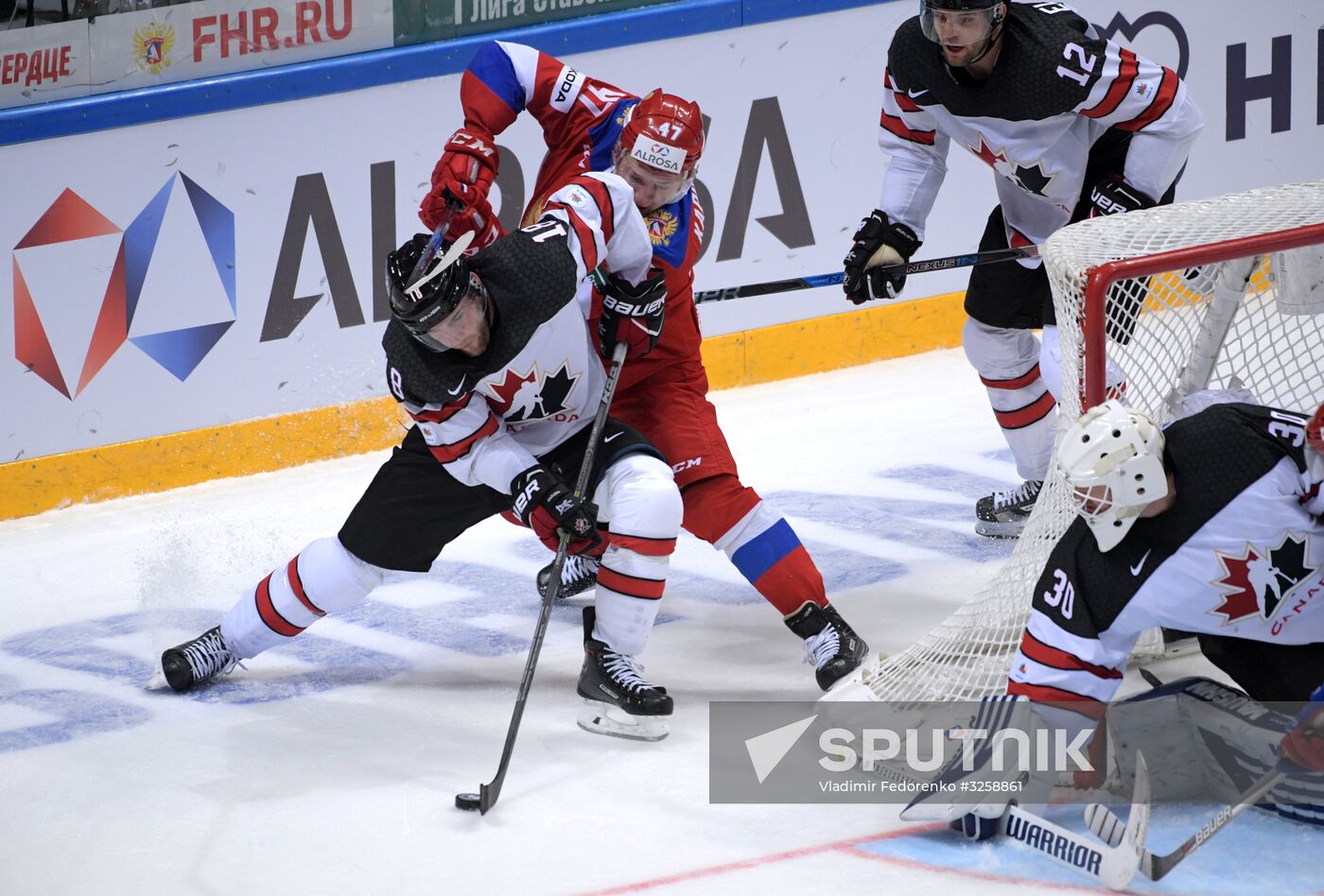 Ice hockey. Channel One Cup. Russia vs. Canada