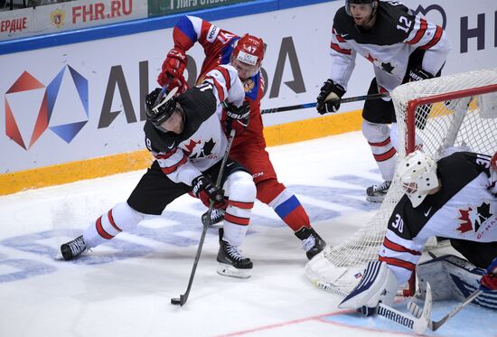 Ice hockey. Channel One Cup. Russia vs. Canada