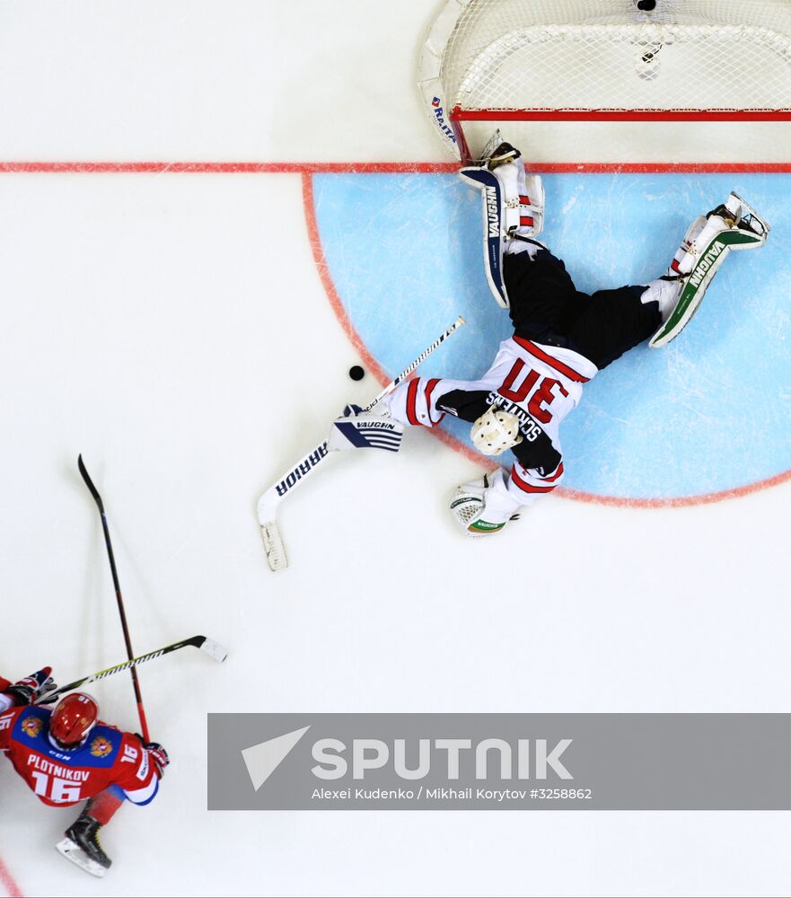 Ice hockey. Channel One Cup. Russia vs. Canada