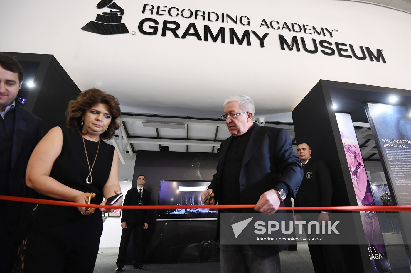 Grammy Museum exposition in Smolensky Passage