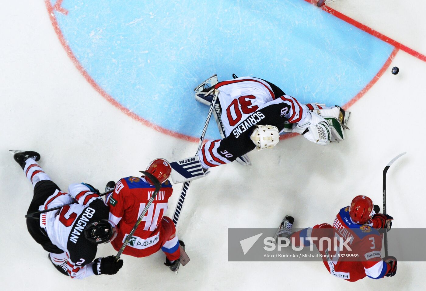 Ice hockey. Channel One Cup. Russia vs. Canada