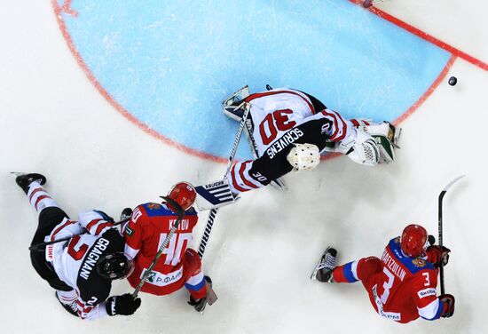 Ice hockey. Channel One Cup. Russia vs. Canada