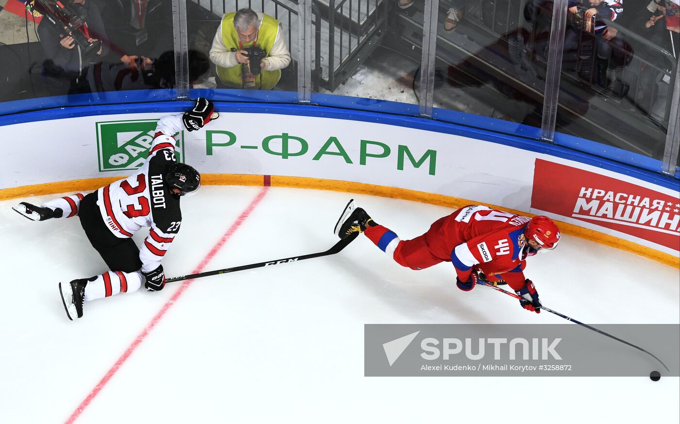 Ice hockey. Channel One Cup. Russia vs. Canada