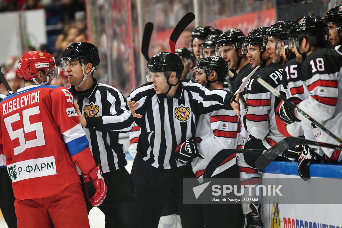 Ice hockey. Channel One Cup. Russia vs. Canada
