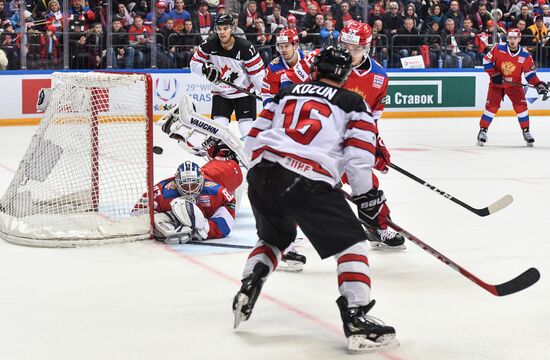Ice hockey. Channel One Cup. Russia vs. Canada