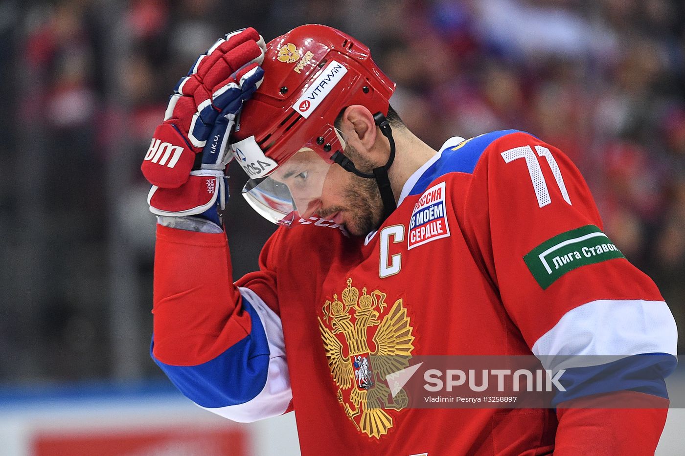 Ice hockey. Channel One Cup. Russia vs. Canada