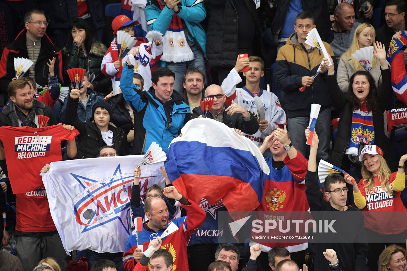 Ice hockey. Channel One Cup. Russia vs. Canada
