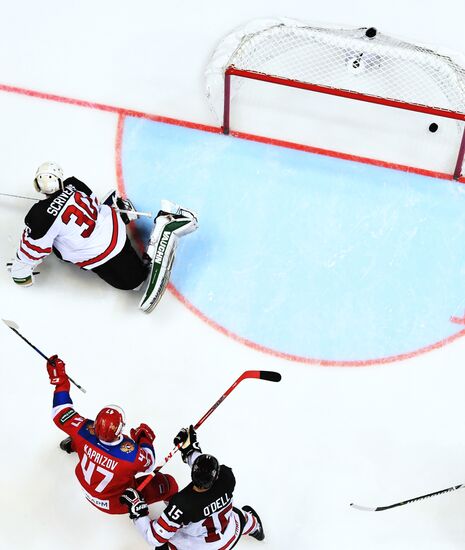 Ice hockey. Channel One Cup. Russia vs. Canada