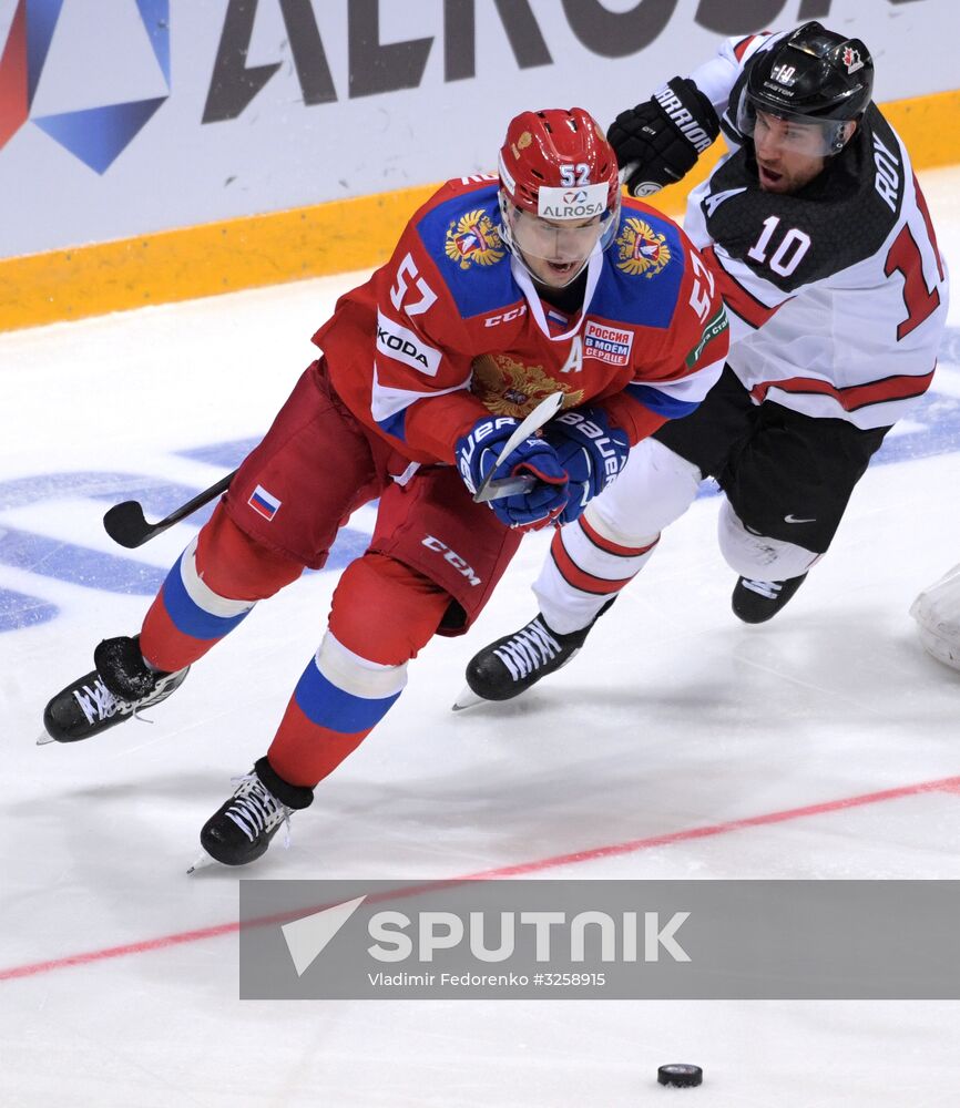 Ice hockey. Channel One Cup. Russia vs. Canada