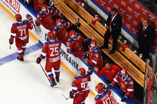 Ice hockey. Channel One Cup. Russia vs. Canada