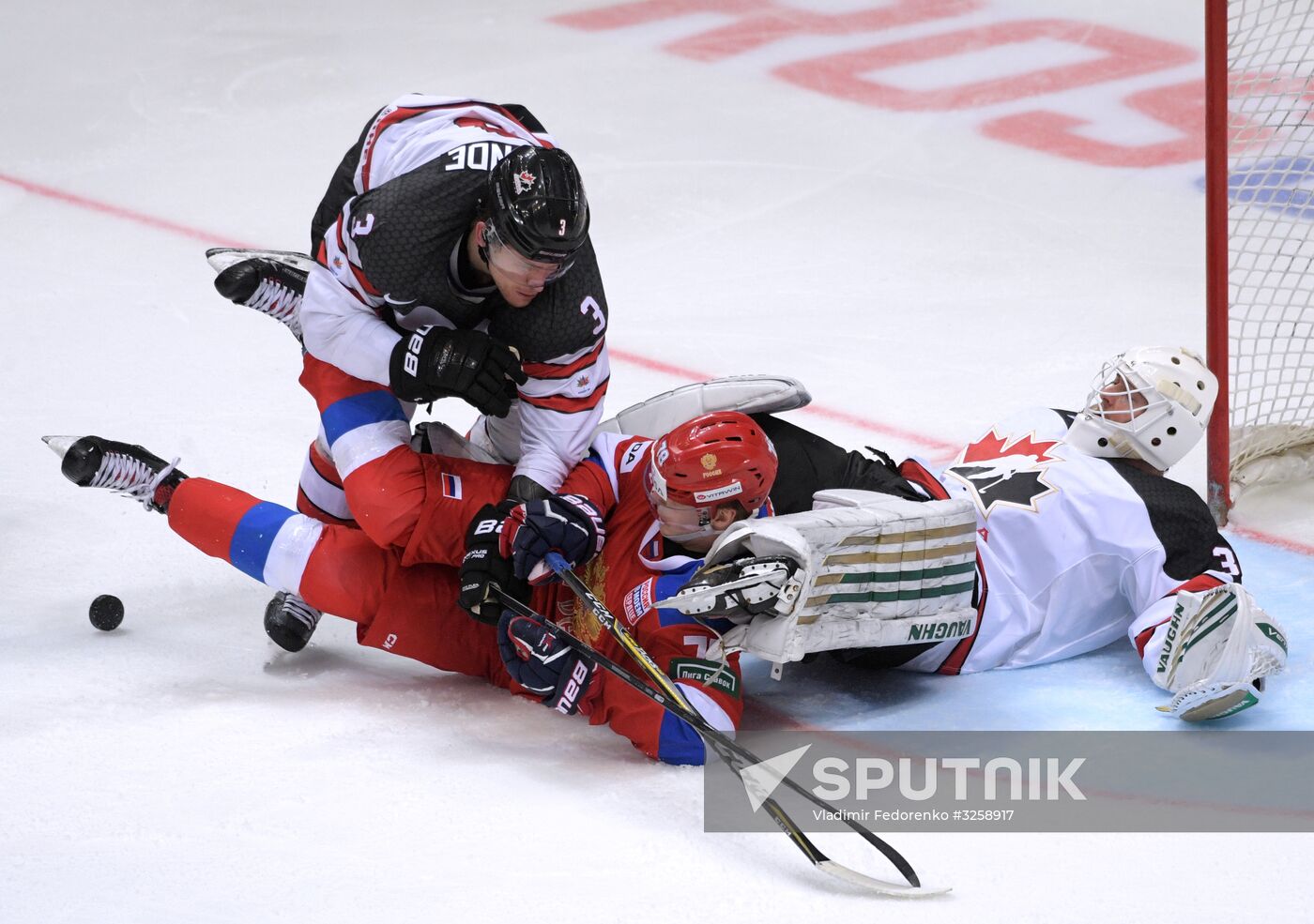 Ice hockey. Channel One Cup. Russia vs. Canada