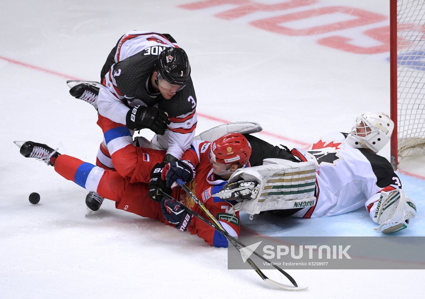 Ice hockey. Channel One Cup. Russia vs. Canada