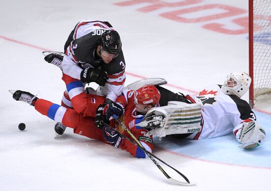 Ice hockey. Channel One Cup. Russia vs. Canada