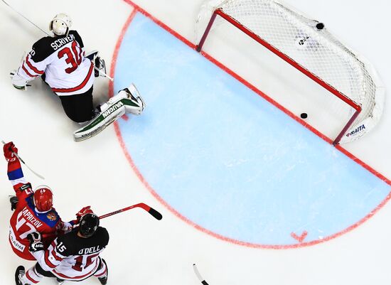 Ice hockey. Channel One Cup. Russia vs. Canada