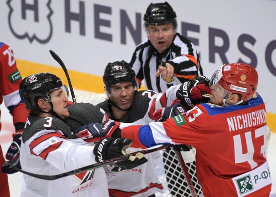 Ice hockey. Channel One Cup. Russia vs. Canada