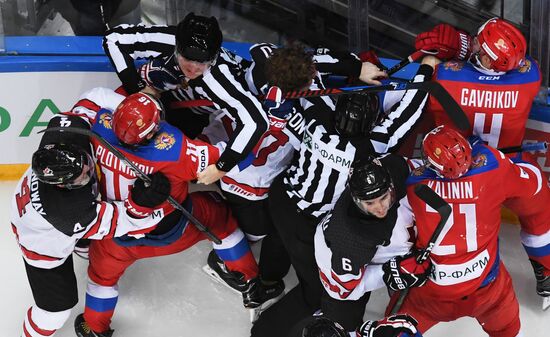 Ice hockey. Channel One Cup. Russia vs. Canada