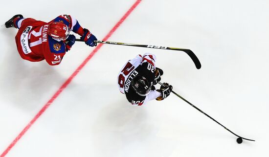 Ice hockey. Channel One Cup. Russia vs. Canada