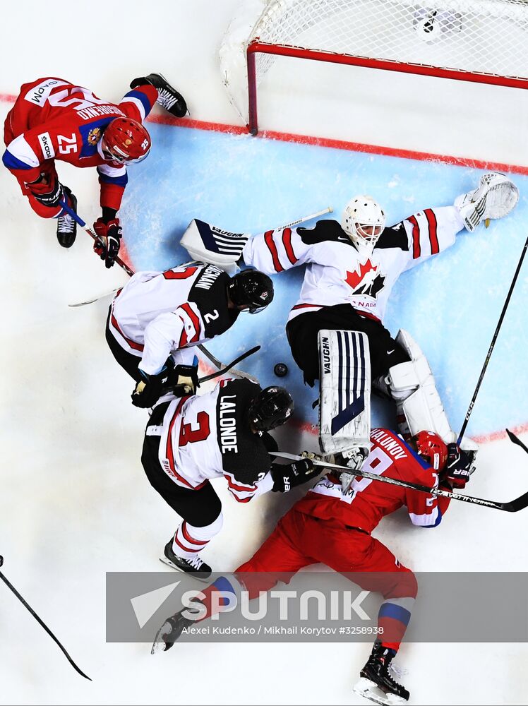 Ice hockey. Channel One Cup. Russia vs. Canada