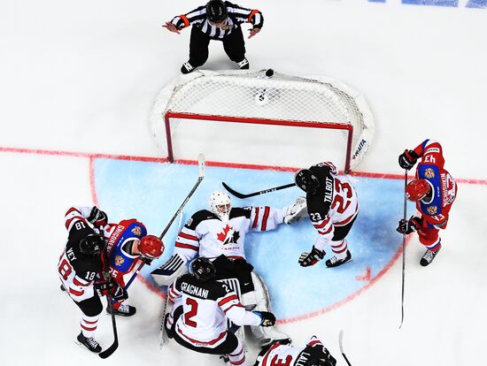Ice hockey. Channel One Cup. Russia vs. Canada