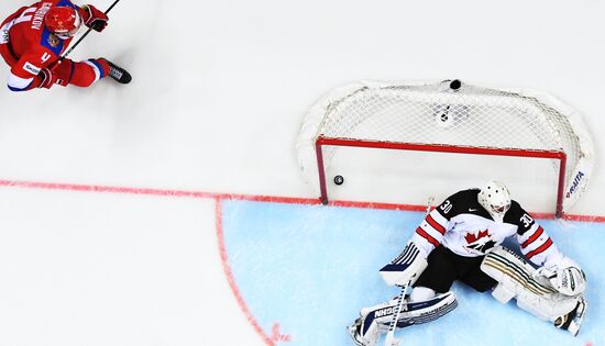 Ice hockey. Channel One Cup. Russia vs. Canada
