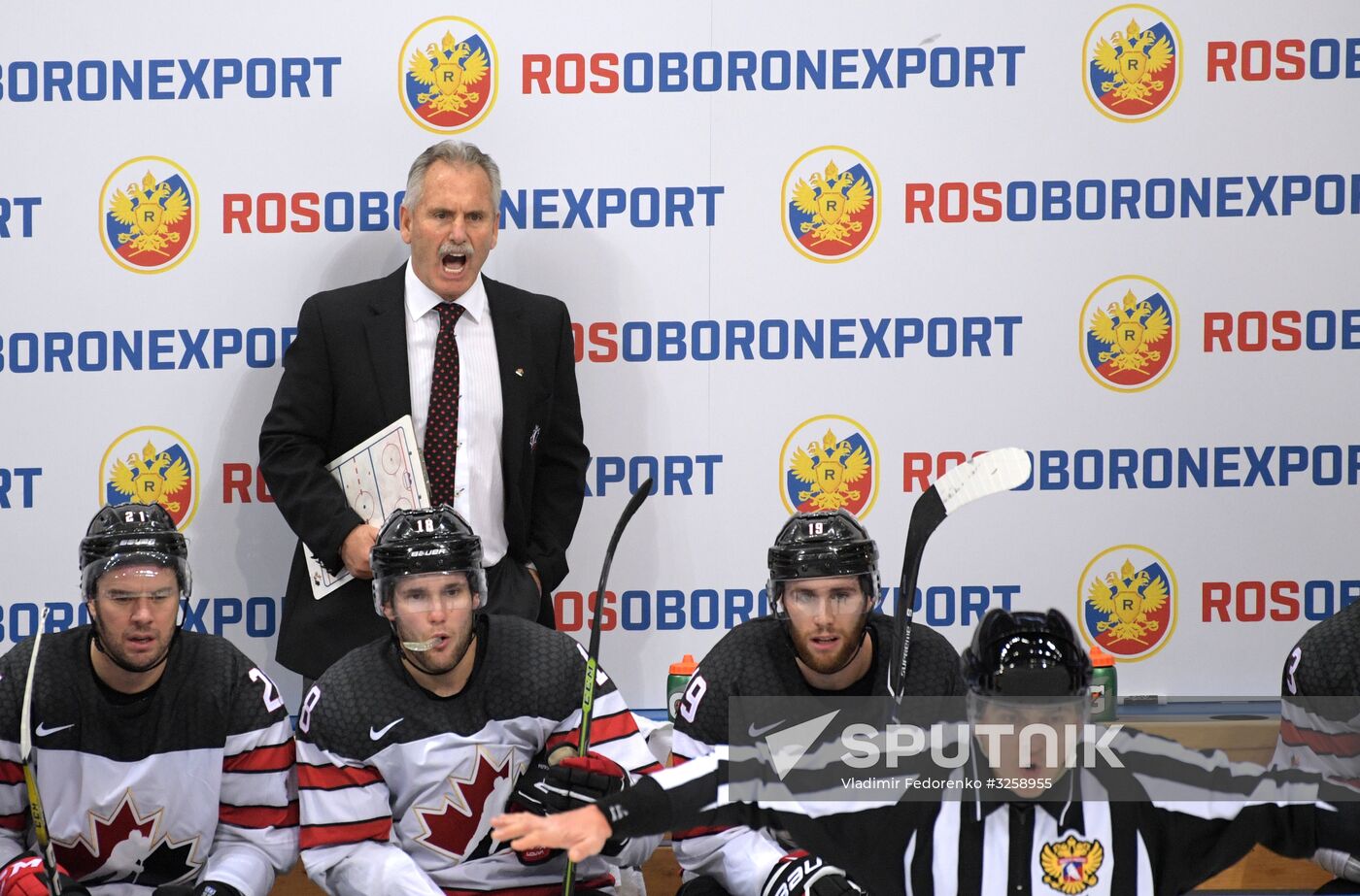 Ice hockey. Channel One Cup. Russia vs. Canada
