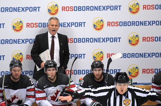 Ice hockey. Channel One Cup. Russia vs. Canada