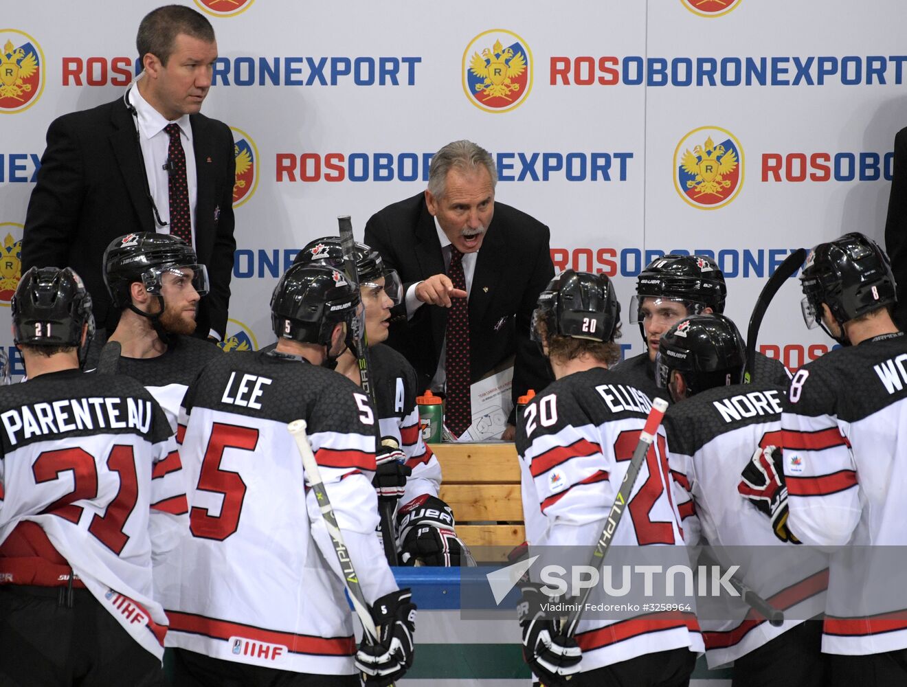 Ice hockey. Channel One Cup. Russia vs. Canada