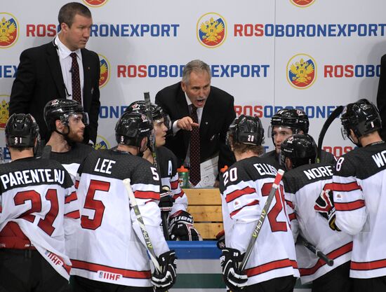 Ice hockey. Channel One Cup. Russia vs. Canada