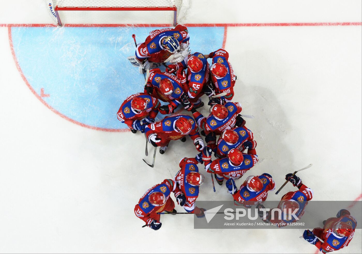 Ice hockey. Channel One Cup. Russia vs. Canada